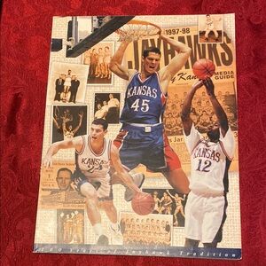 Kansas Jayhawks Basketball 1997-1998 Media Guide And Yearbook
